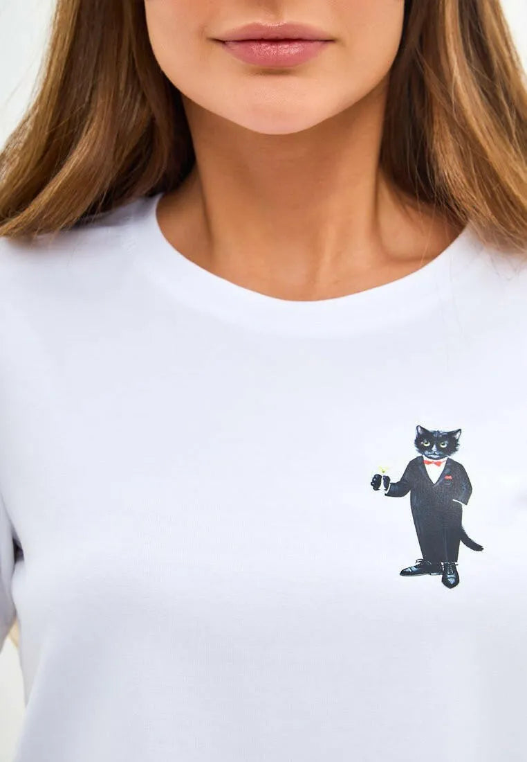 Printed T-shirt DANDY CAT - Maniita Lacitta