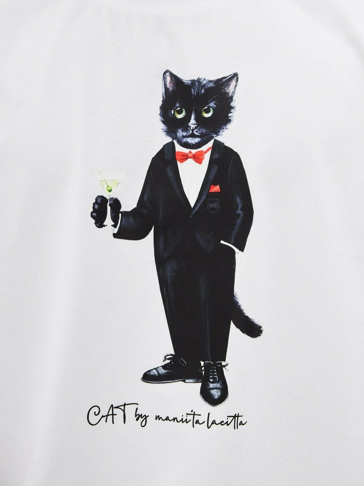 Printed T-shirt DANDY CAT - Maniita Lacitta