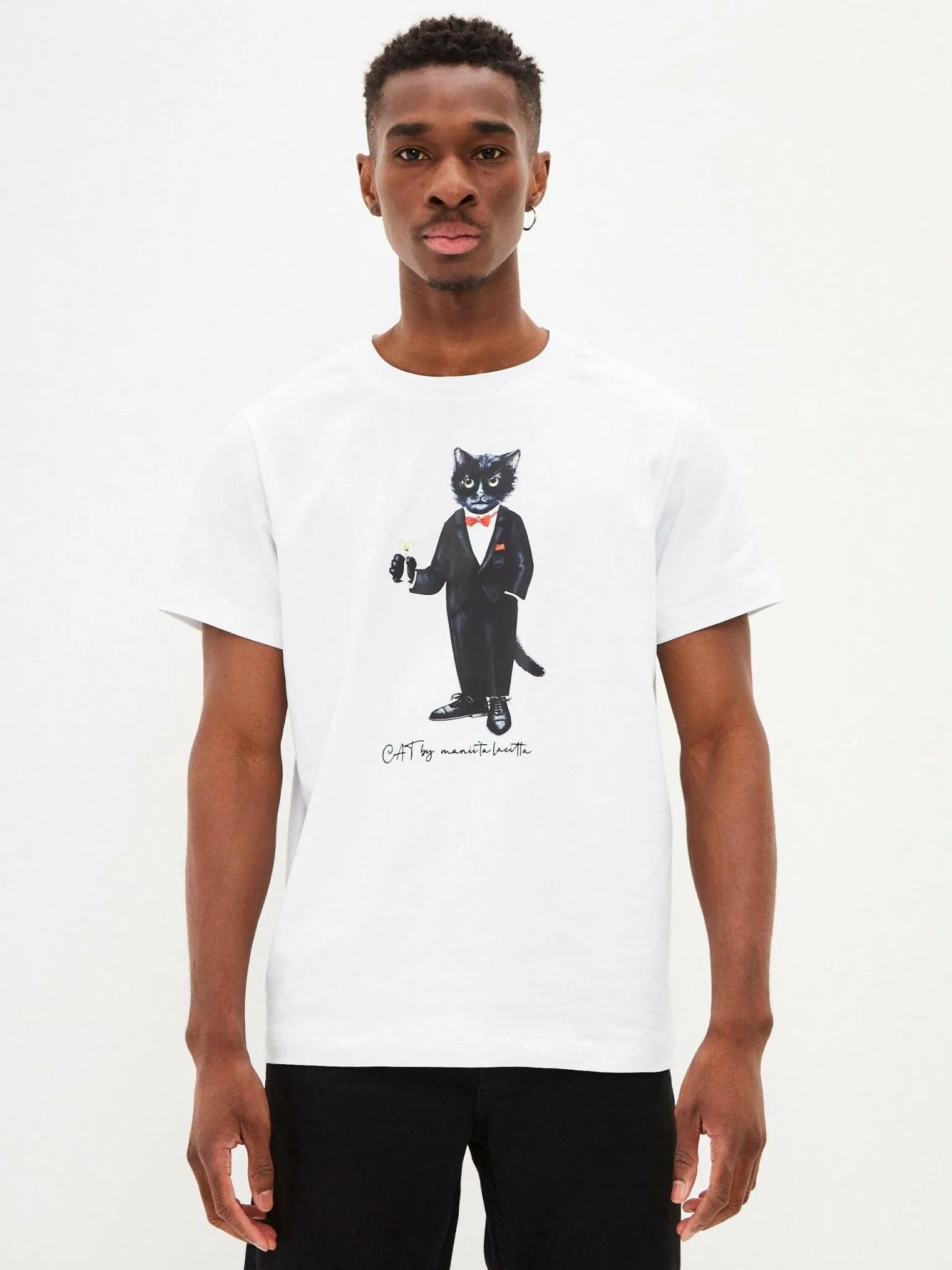 Printed T-shirt DANDY CAT - Maniita Lacitta