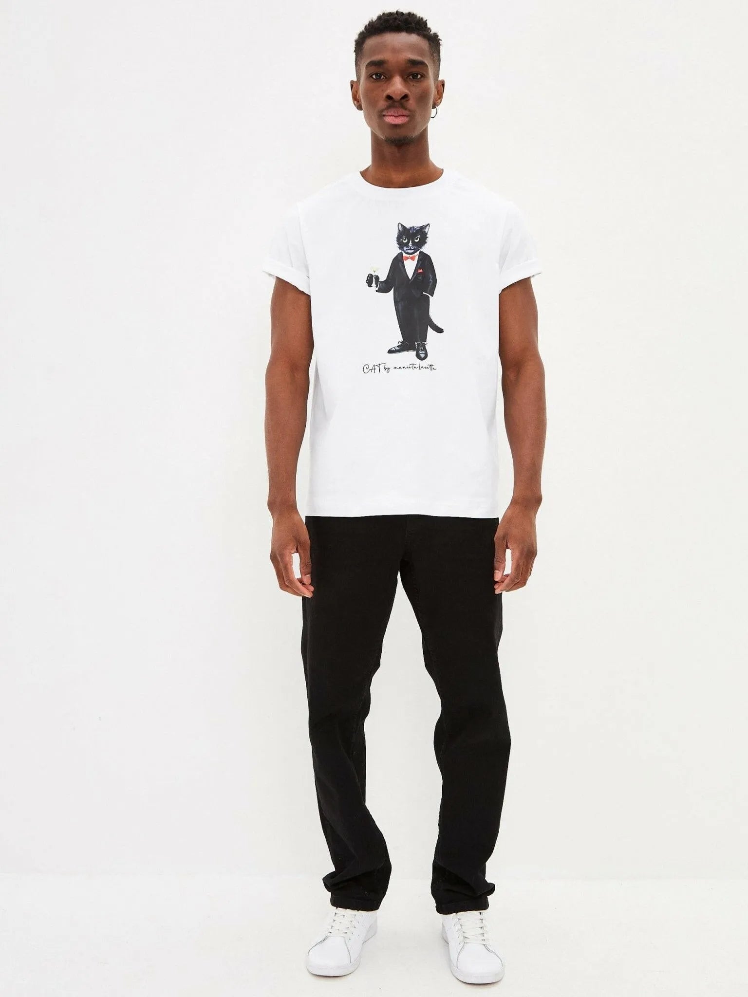 Printed T-shirt DANDY CAT - Maniita Lacitta