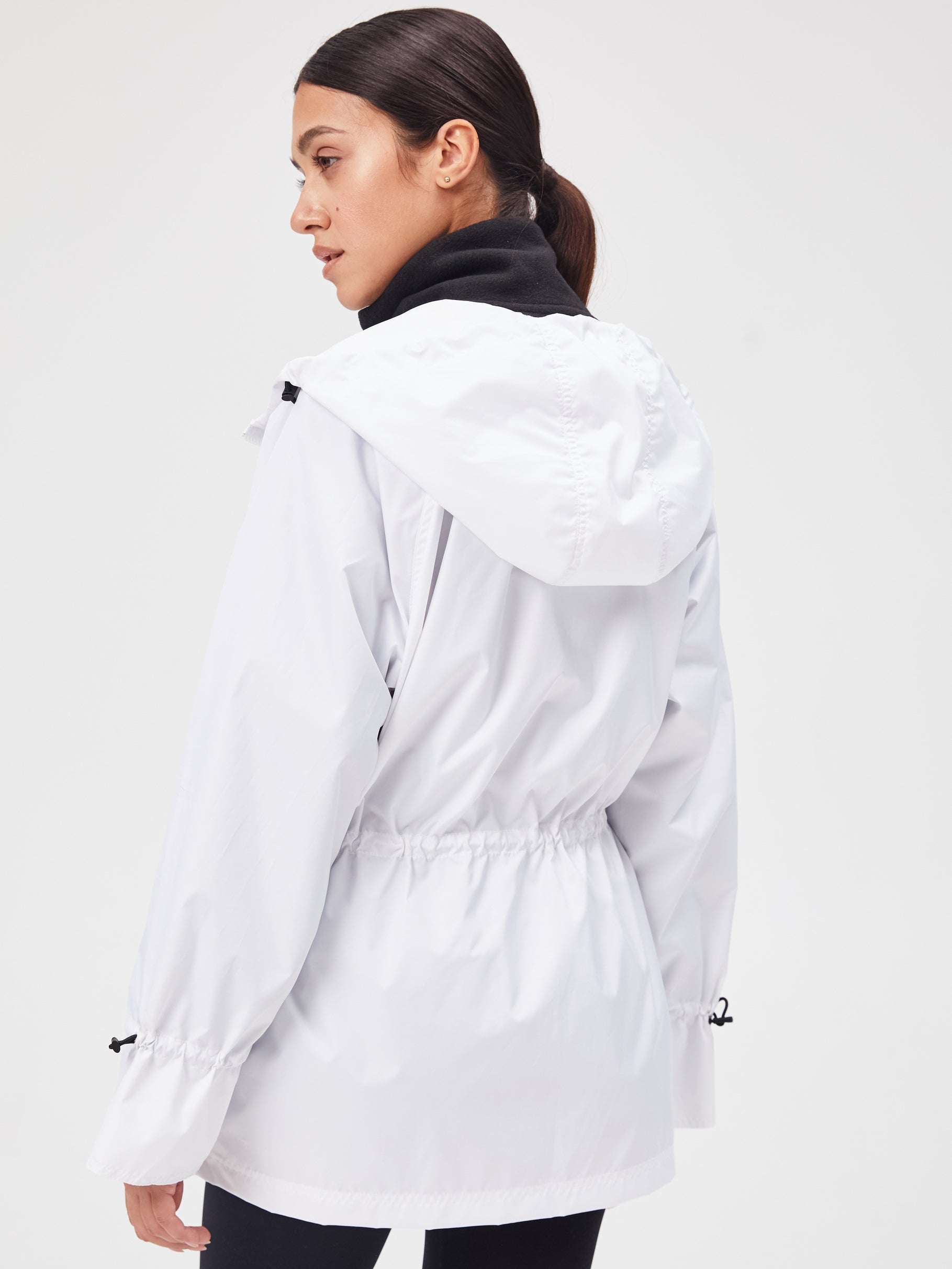 White windbreaker jacket CATWIND - Maniita Lacitta